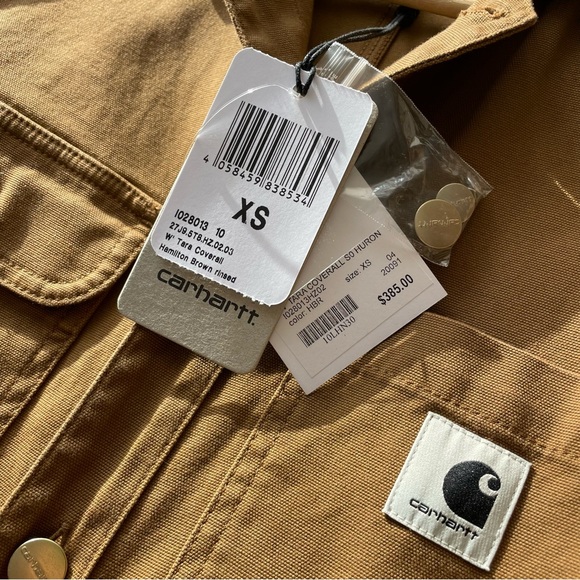 Carhartt WIP Tara Women's Coveralls One-Piece Jumpsuit Boiler Suit Hamilton XS - Picture 13 of 16